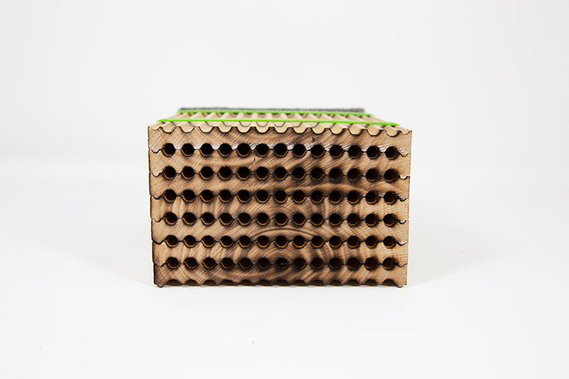 Load image into Gallery viewer, Summer Reusable Wood Trays for Leafcutter Bees