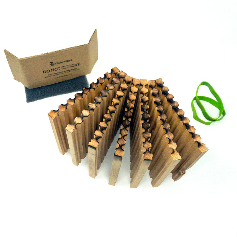 Load image into Gallery viewer, Spring Reusable Wood Trays for Mason Bees - 8mm