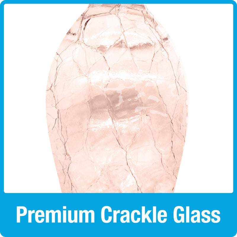 Load image into Gallery viewer, Artisan Gravity Hummingbird Feeder - Blush Crackle