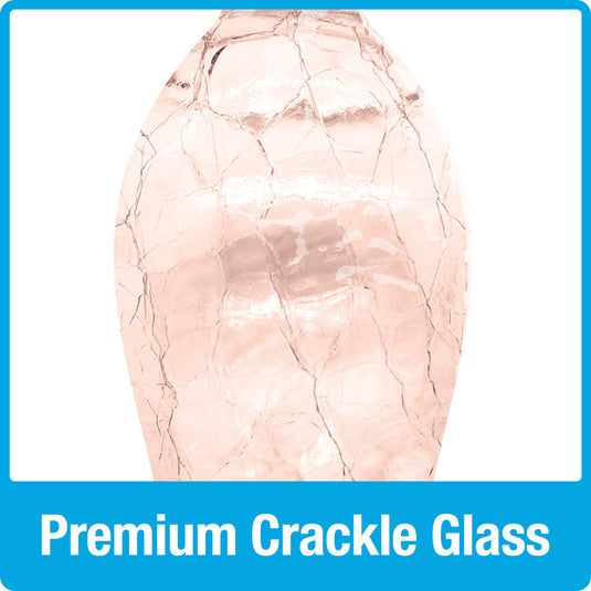 Artisan Gravity Hummingbird Feeder - Blush Crackle