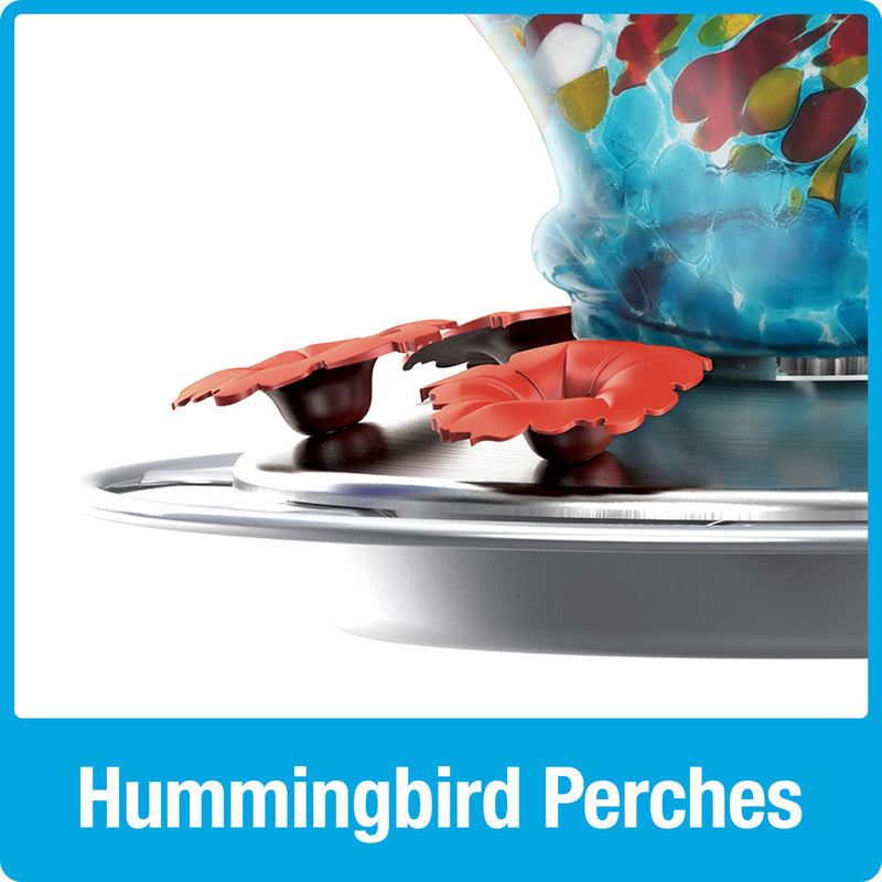 Load image into Gallery viewer, Artisan Gravity Hummingbird Feeder - Sunny Day