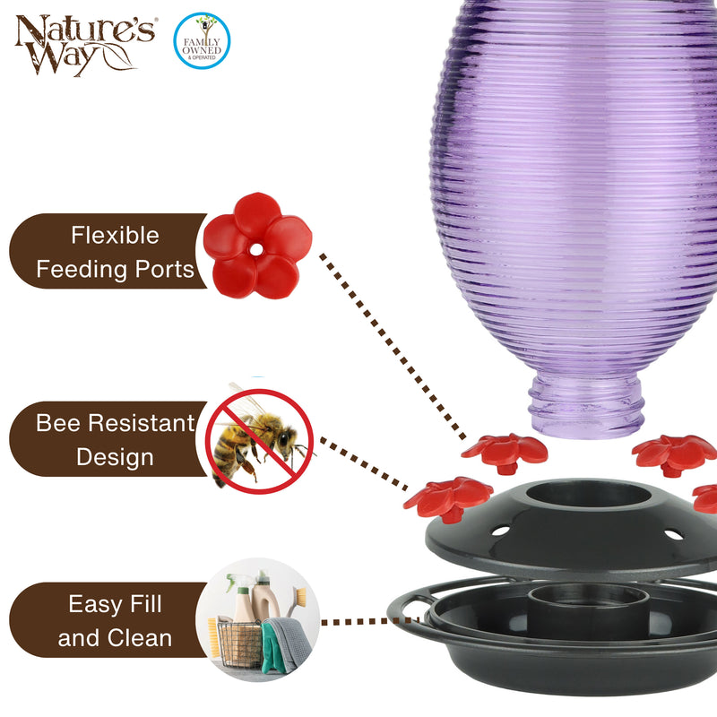Load image into Gallery viewer, Twilight Dreams Antique Hummingbird Gravity Feeder