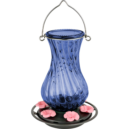 Perfect Pitcher Antique Glass Gravity Hummingbird Feeder