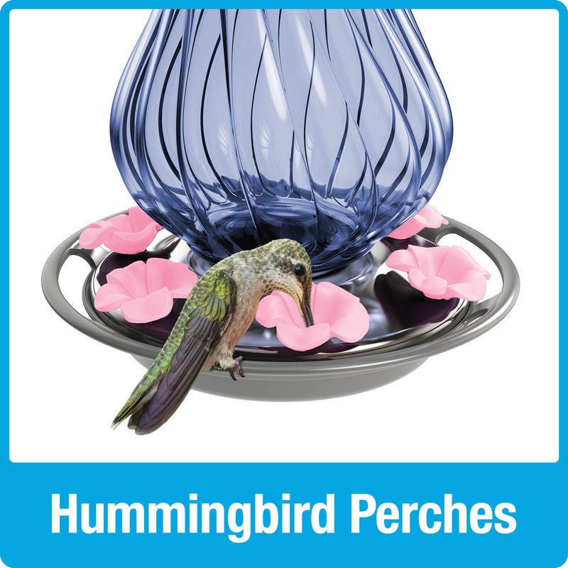 Load image into Gallery viewer, Perfect Pitcher Antique Glass Gravity Hummingbird Feeder