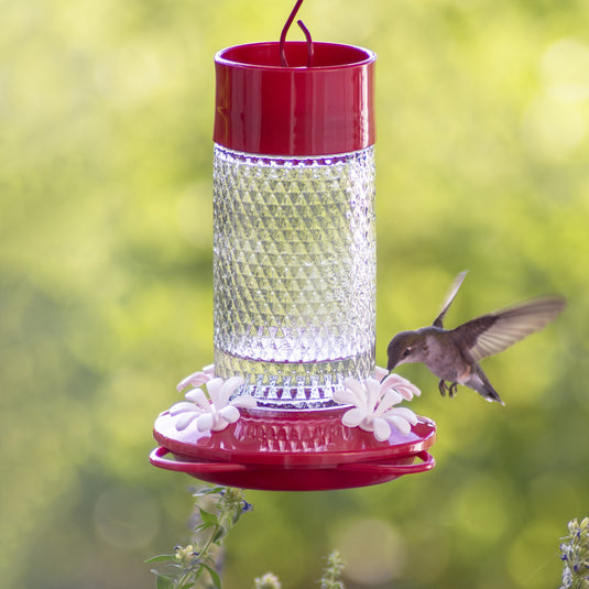 Charming Cherry Gravity Hummingbird Feeder - 13 oz (Model# TGF3)