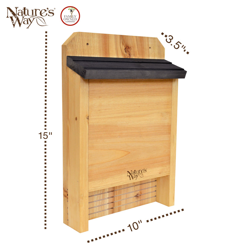 Load image into Gallery viewer, Cedar Single Chamber Bat House