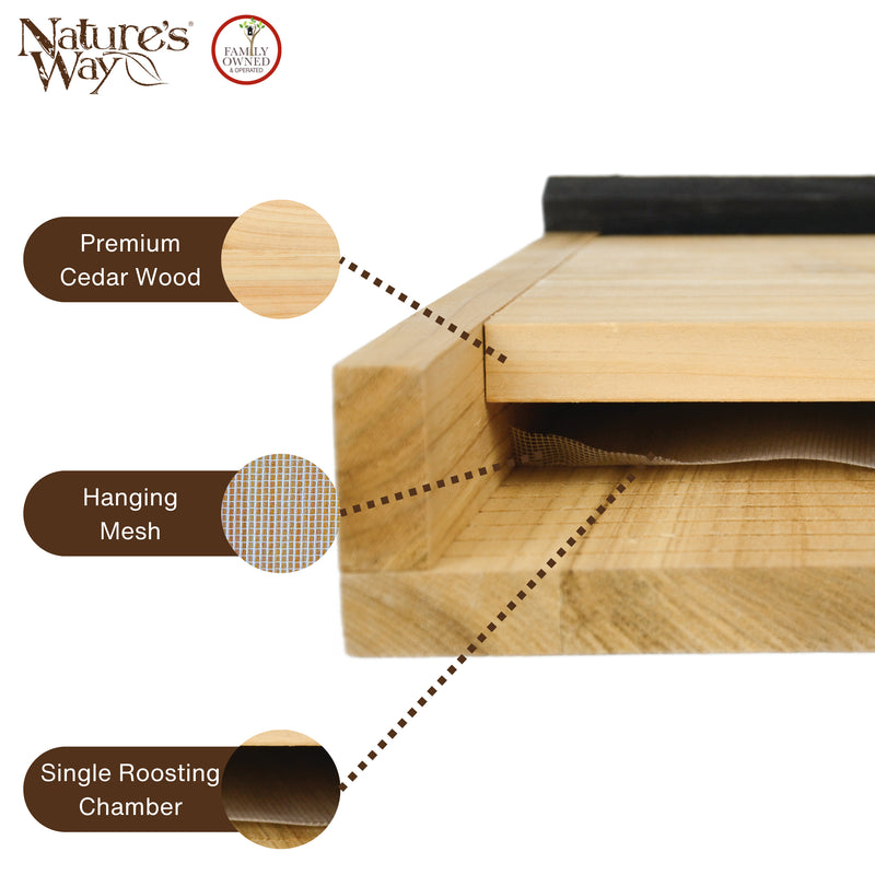 Load image into Gallery viewer, Cedar Single Chamber Bat House