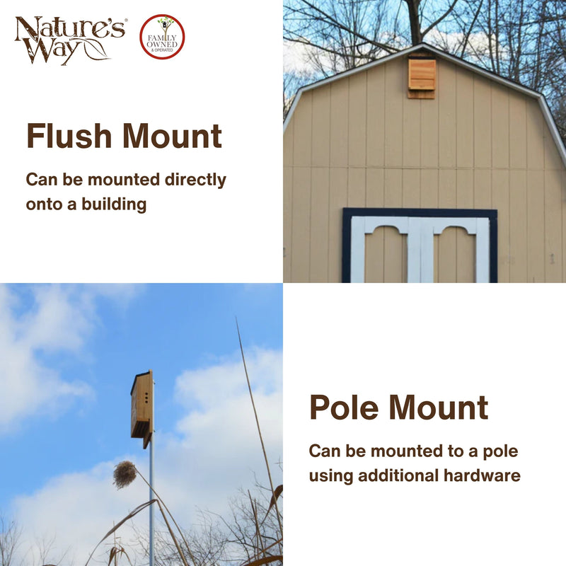 Load image into Gallery viewer, Cedar Three Chamber Bat House