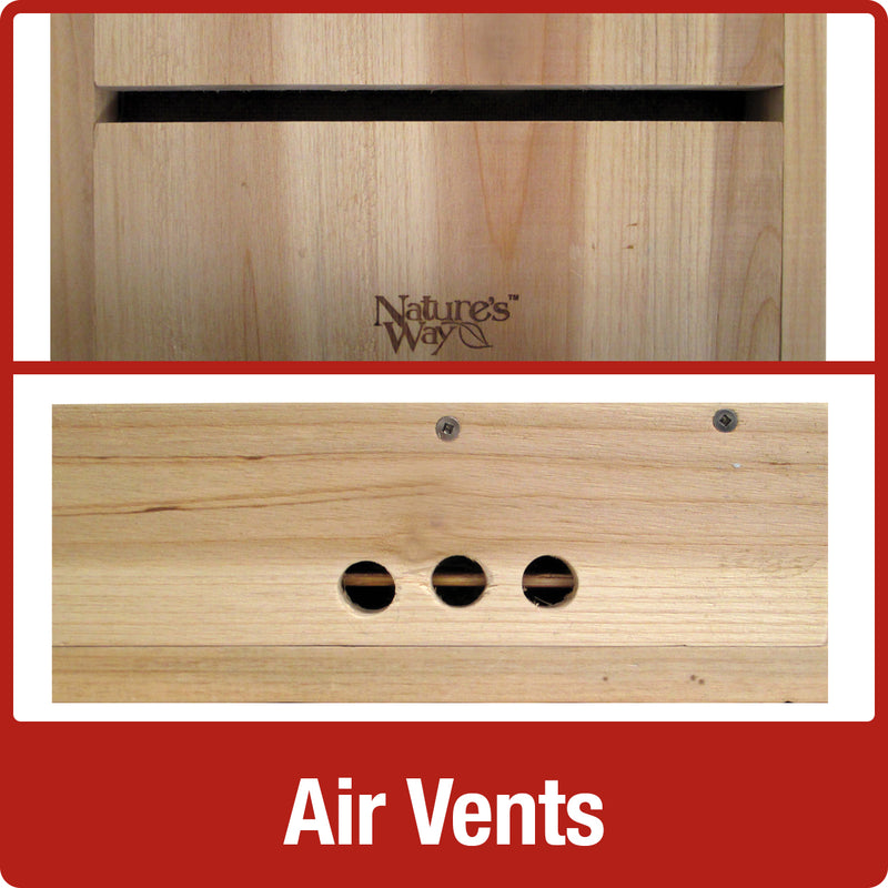 Load image into Gallery viewer, Cedar Triple Chamber Bat House