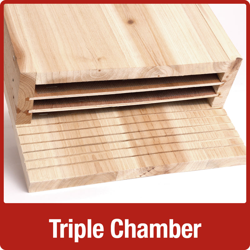 Load image into Gallery viewer, Cedar Triple Chamber Bat House