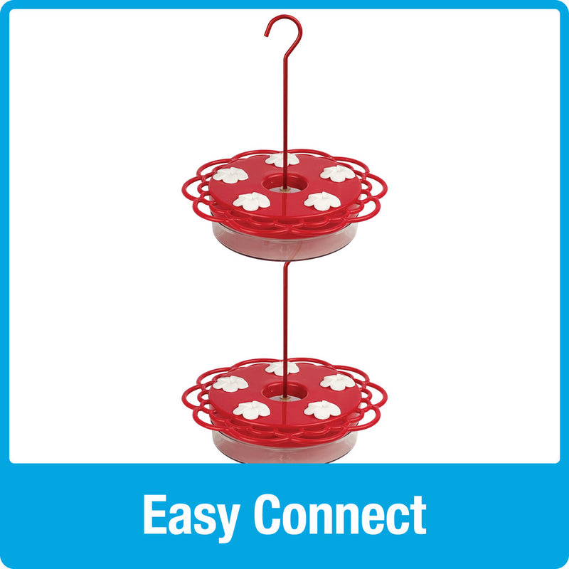 Load image into Gallery viewer, 2-in-1 Plastic Dish Hummingbird Feeder
