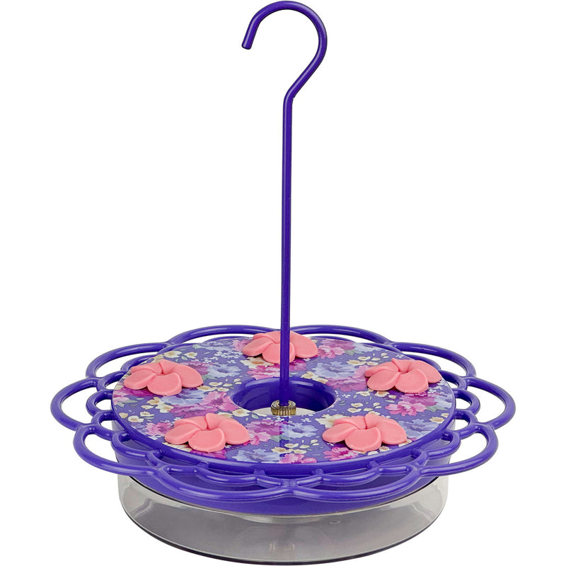 Load image into Gallery viewer, Petunia Passion Plastic Dish Hummingbird Feeder