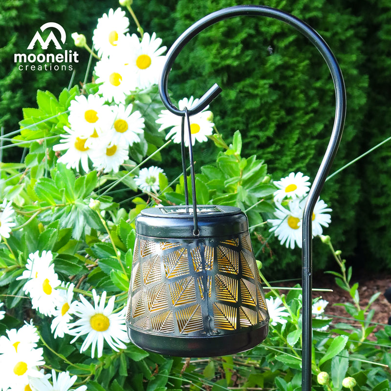 Load image into Gallery viewer, Solar LED Stake Lantern with Shepherd Hook