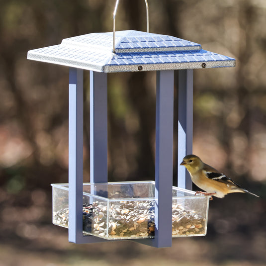 Fly-in Hanging Metal Fly Through Bird Feeder