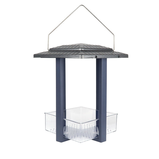 Fly-in Hanging Metal Fly Through Bird Feeder