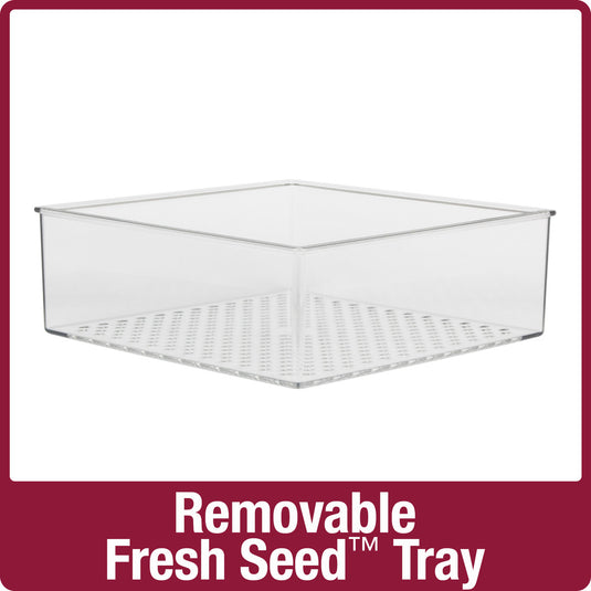 Dine-in Hanging Plastic Fly Through Bird Feeder - Tan