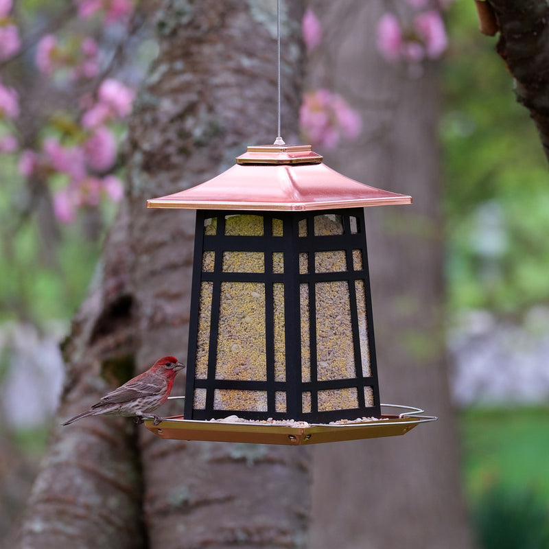 Load image into Gallery viewer, Copper Arches Metal Gazebo Bird Feeder