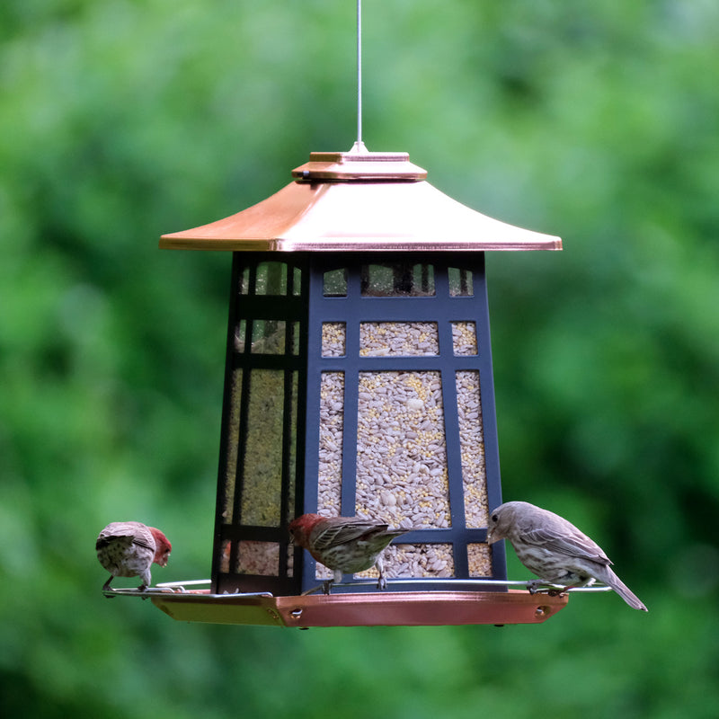 Load image into Gallery viewer, Copper Arches Gazebo Bird Feeder (Model# GAZ-A4)
