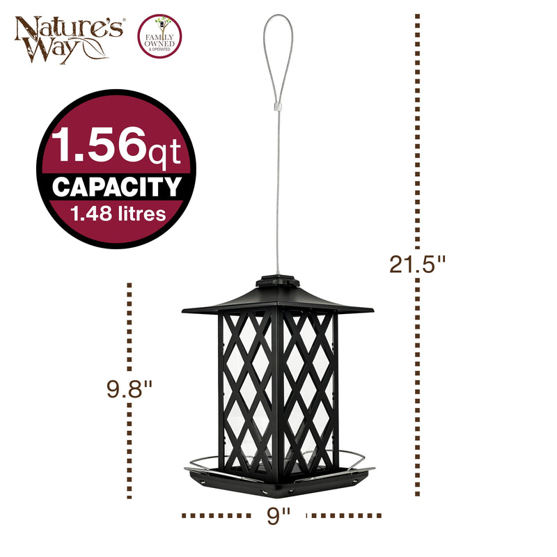 Load image into Gallery viewer, Contemporary Lantern Metal Gazebo Bird Feeder