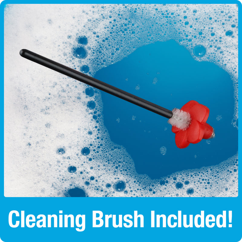 Load image into Gallery viewer, Hummingbird Feeder Replacement Flowers w/ Cleaning Brush - Impatiens, Red, 16