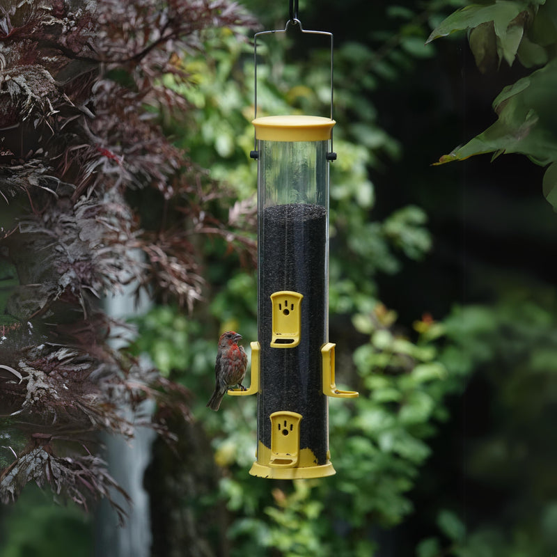 Load image into Gallery viewer, Large Plastic Thistle Tube Bird Feeder