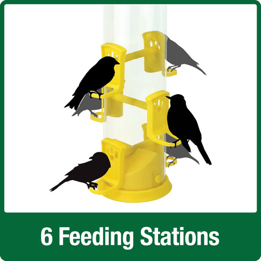 Large Plastic Thistle Tube Bird Feeder
