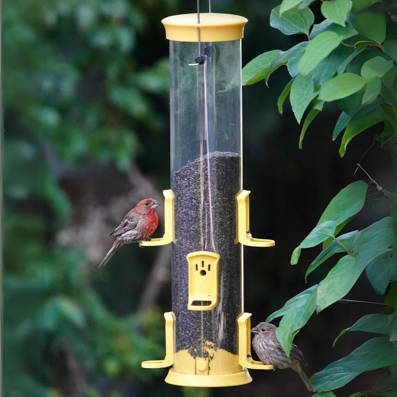 Load image into Gallery viewer, Large Plastic Thistle Tube Bird Feeder