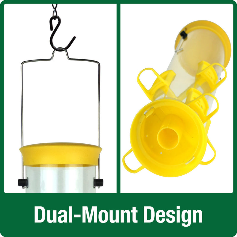 Load image into Gallery viewer, Large Plastic Thistle Tube Bird Feeder