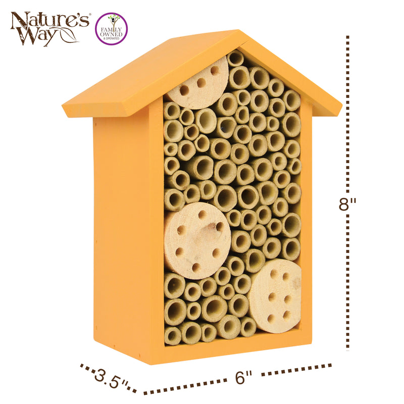 Load image into Gallery viewer, Better Gardens Pollinator House - Yellow