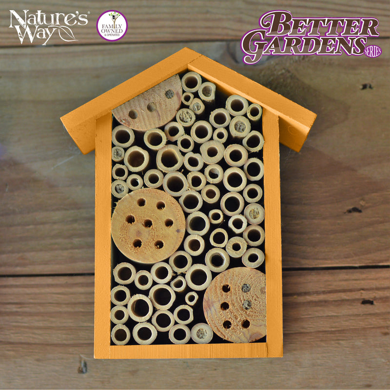 Load image into Gallery viewer, Better Gardens Pollinator House - Yellow