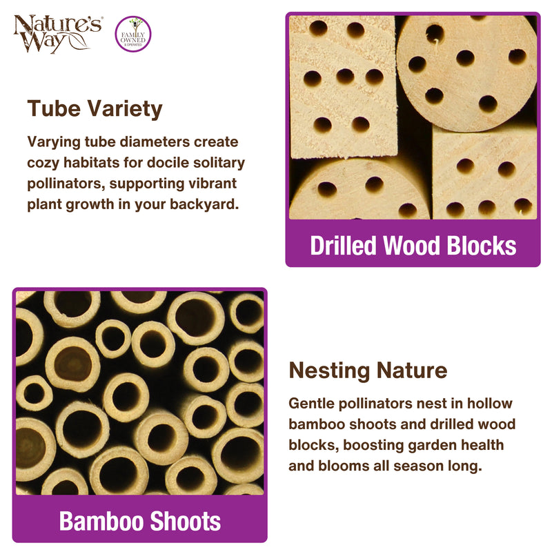 Load image into Gallery viewer, Better Gardens Dual-Chamber Beneficial Insect House - Yellow