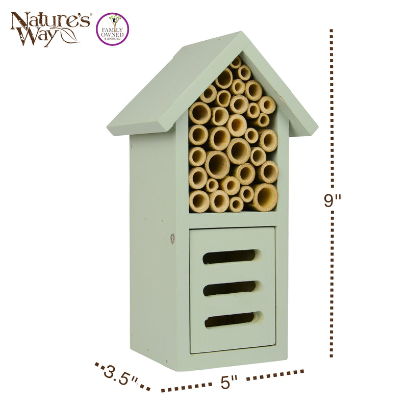 Load image into Gallery viewer, Better Gardens Dual-Chamber Beneficial Insect House - Green