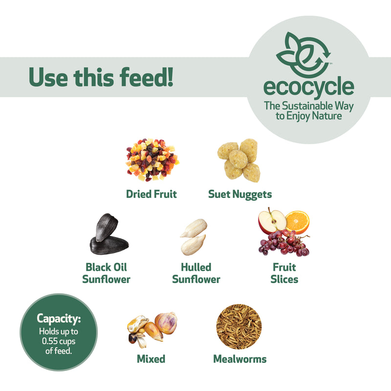 Load image into Gallery viewer, Bluebird Bistro Recycled Plastic Bird Feeder