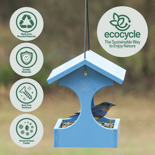 Dine-n-Dash Recycled Plastic Bird Feeder