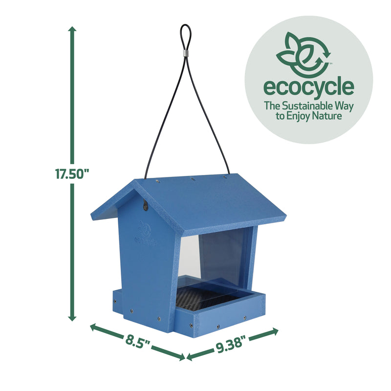 Load image into Gallery viewer, Bird Banquet Recycled Plastic Hopper Bird Feeder