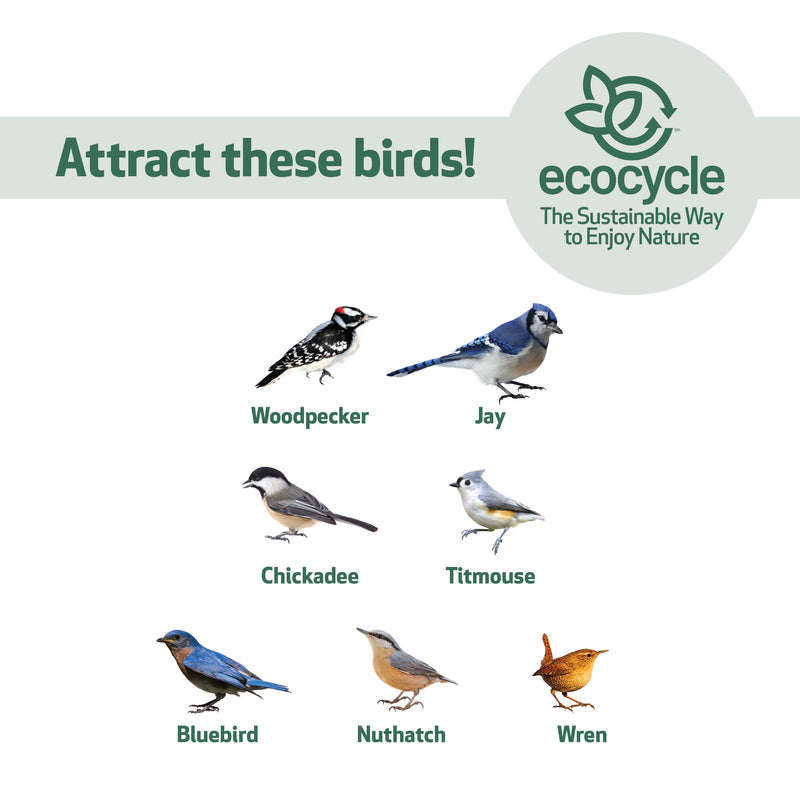 Load image into Gallery viewer, Suet Station Recycled Plastic Tail-prop Bird Feeder