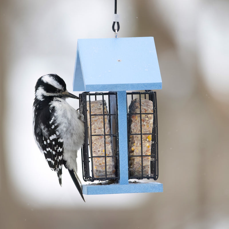 Load image into Gallery viewer, Suet Snacker Recycled Plastic Bird Feeder