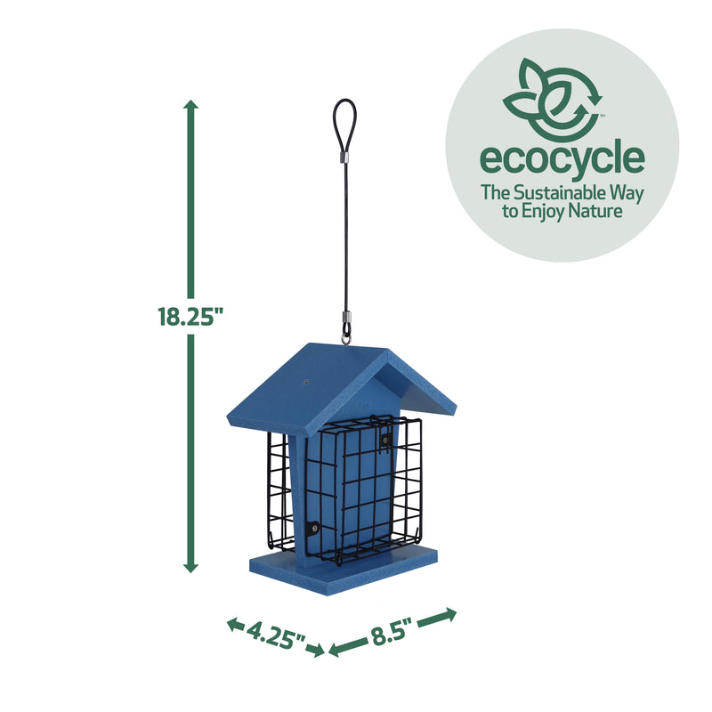 Load image into Gallery viewer, Suet Snacker Recycled Plastic Bird Feeder