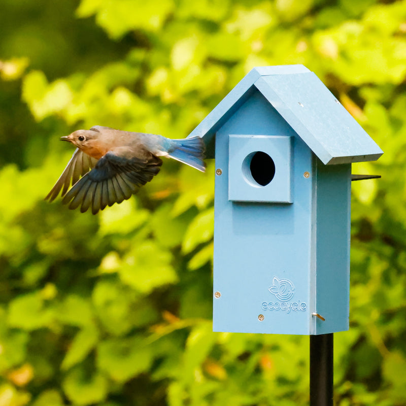 Load image into Gallery viewer, Bluebird Bungalow Recycled Plastic Bird House