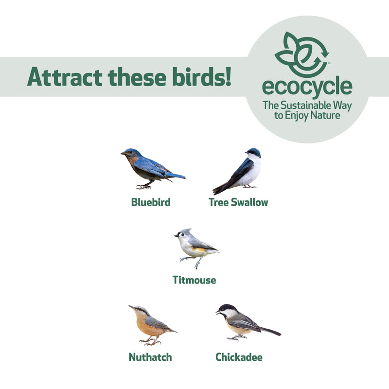Load image into Gallery viewer, Bluebird Bungalow Recycled Plastic Bird House