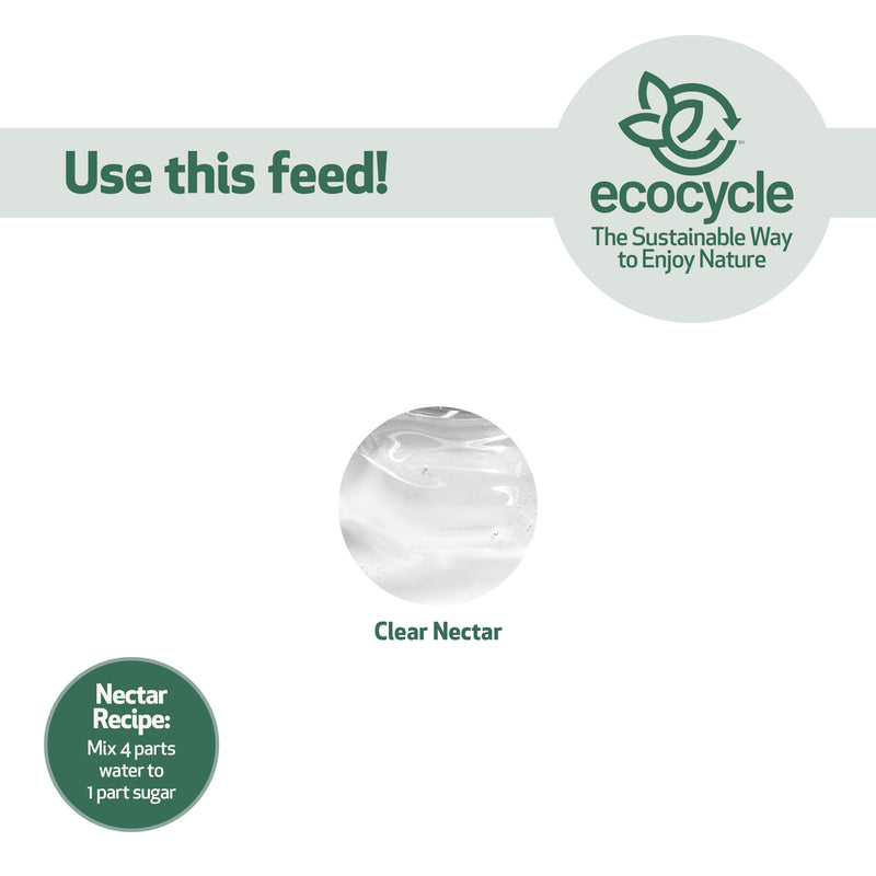 Load image into Gallery viewer, Sunburst Sipper Handblown Recycled Glass Hummingbird Feeder