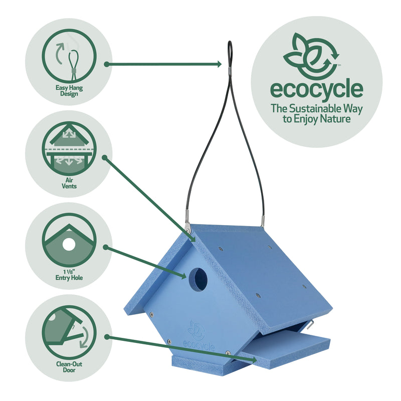 Load image into Gallery viewer, Wren Roost Recycled Plastic Bird House