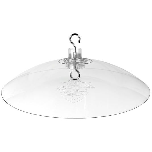 Squirrel Shield 16-inch Dual-Mount Transparent Squirrel Baffle