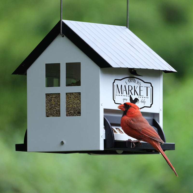 Load image into Gallery viewer, Squirrel Shield Hopper Feeder (Model# SPHOP-1)
