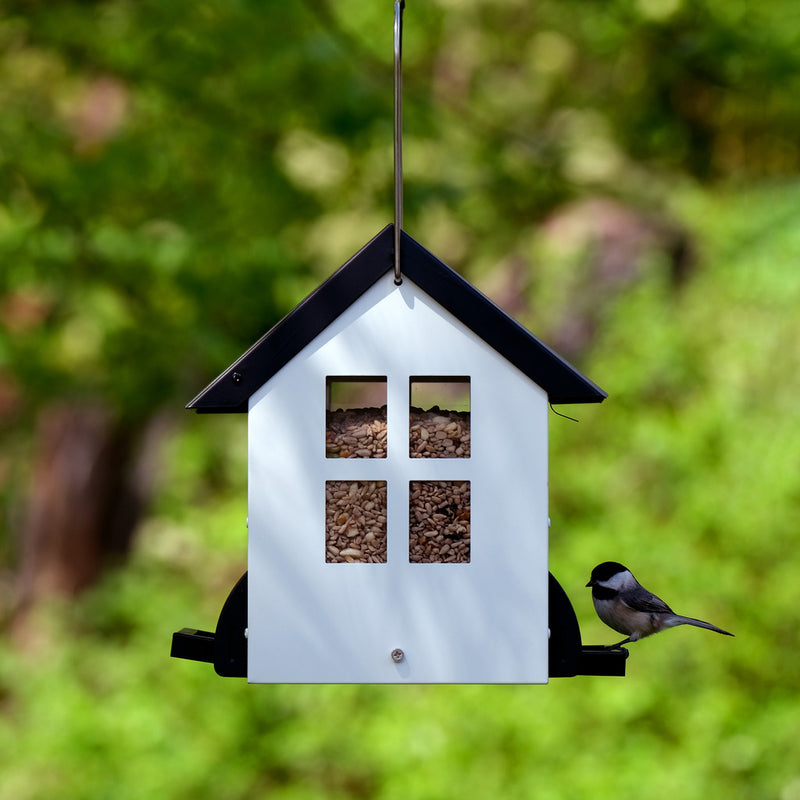 Load image into Gallery viewer, Squirrel Shield Metal Hopper Feeder