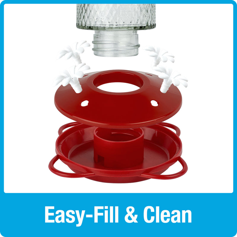 Load image into Gallery viewer, Charming Cherry Gravity Hummingbird Feeder