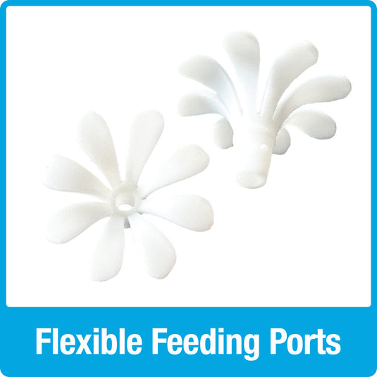 Scarlet Swirl Gravity Hummingbird Feeder