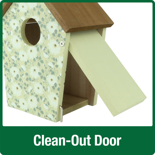 Decorative Bluebird House - Olive Blossoms