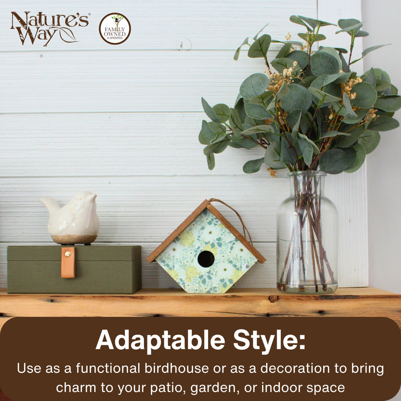 Load image into Gallery viewer, Blooming Nest Decorative Wren House