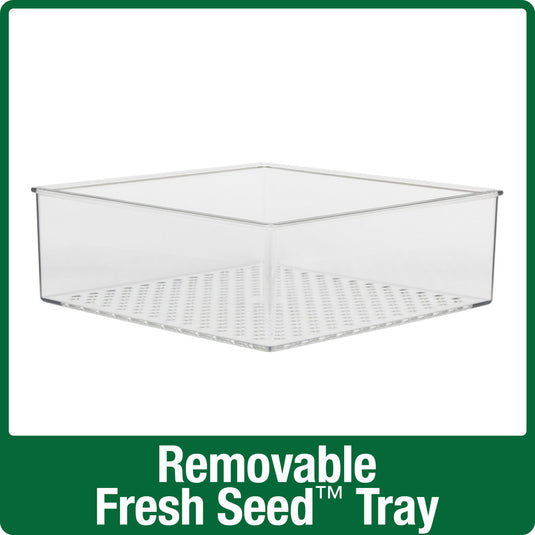 Dine-in Hanging Plastic Fly Through Bird Feeder - Grey